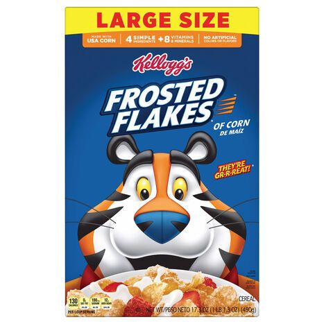 Frosted Flakes Cereal Large Size - 17.3 Ounces