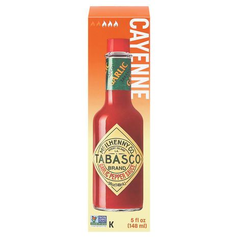 Tabasco Garlic Pepper Sauce, Cayenne - 5 Fluid Ounces