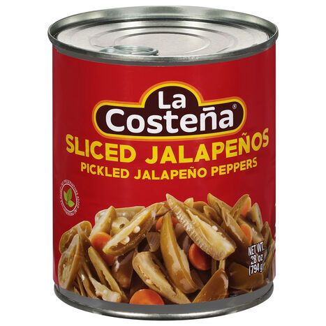 La Costena Pickled Sliced Jalapenos - 28 Ounces