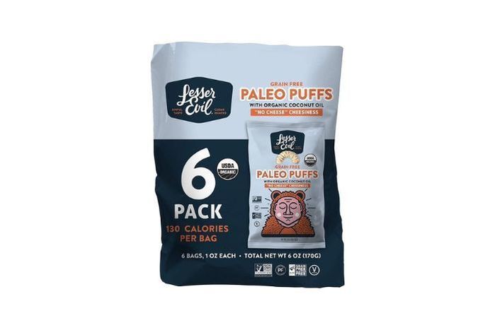 Lesser Evil Paleo 6 Pack Cheese Free Puffs - 6 Ounces