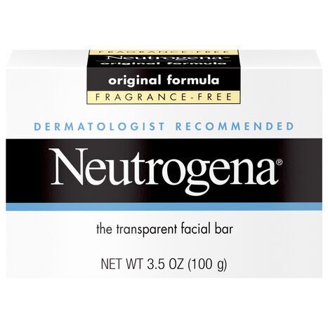 Neutrogena Original Formula Transparent Fragrance-Free Facial Bar - 3.5 Ounces