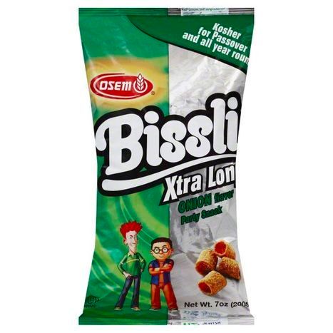 Osem Party Snack, Bissli, Xtra Long, Onion Flavor - 7 Ounces