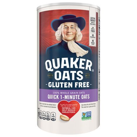 Quaker Oats Gluten Free 100% Whole Grain Oats - 18 Ounces
