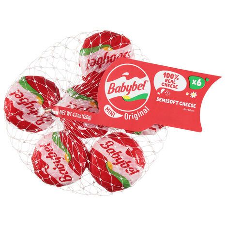 Babybel Semisoft Original Mini Cheese - 6 Pack