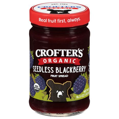 Crofter's Organic Seedless Blackberry Fruit Spread - 16.5 Ounces