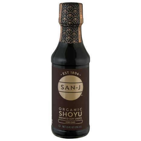 San-J Brewed Soy Sauce, Organic, Shoyu - 10 Fluid Ounces