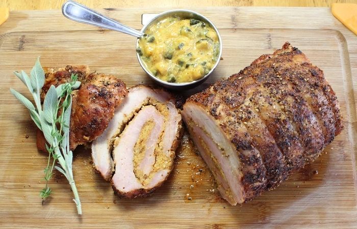 Ceriello Fine Foods, Stuffed Pork Roast Steak with Cheese & Parsley