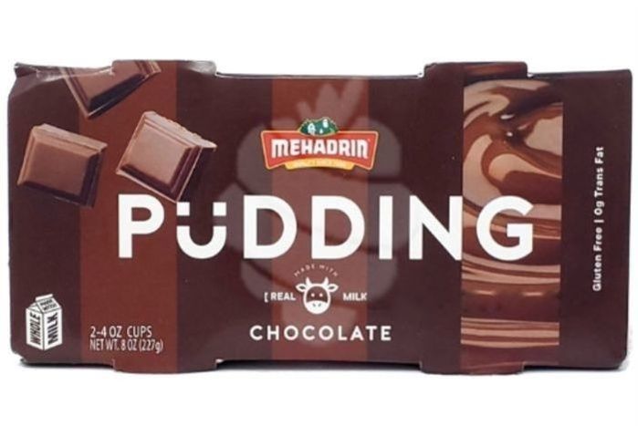 Mehadrin Pudding, Chocolate - 4 Pack