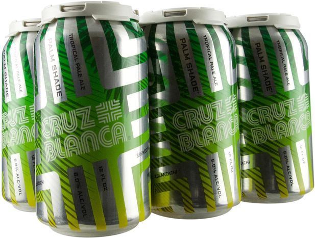 Cruz Blanca Palm Shade Beer - 6 Pack (12 Fluid Ounces Each)
