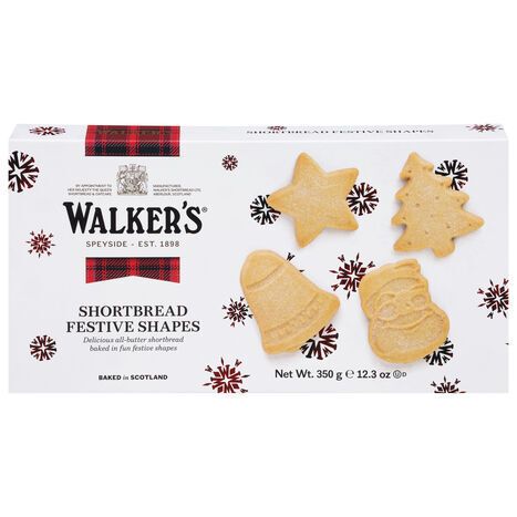 Walker's Shortbread, Festive Shapes - 12.3 Ounces