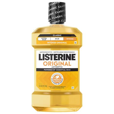 Listerine Intense Antiseptic Original Mouthwash - 50.7 Fluid Ounces