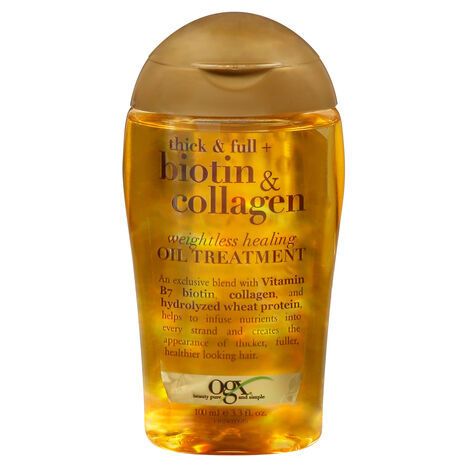 Ogx Oil Treatment, Weightless Healing, Thick & Full + Biotin & Collagen - 100 Milliliters