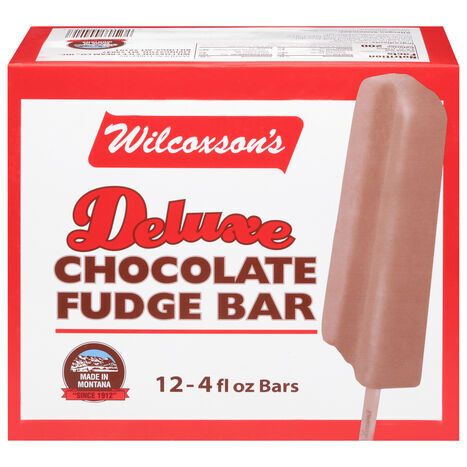 Wilcoxson's Deluxe Chocolate Fudge Bar - 12 x 4 Fluid Ounce Bars
