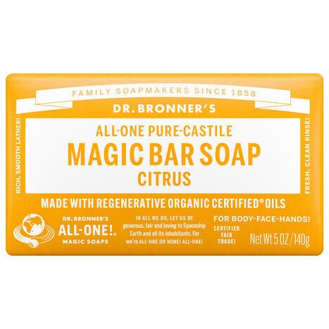 Dr. Bronner's All-One Pure-Castile Citrus Magic Bar Soap - 5 Ounces