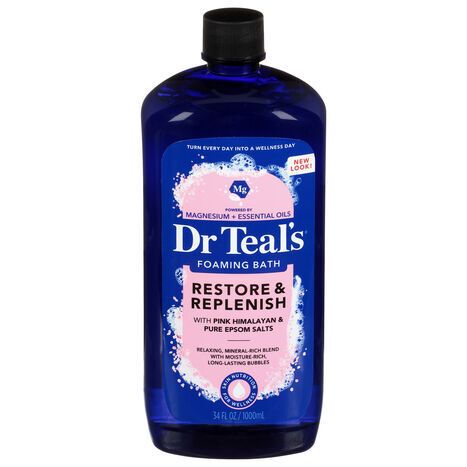 Dr Teal's Restore & Replenish Foaming Bath - 34 Fluid Ounces