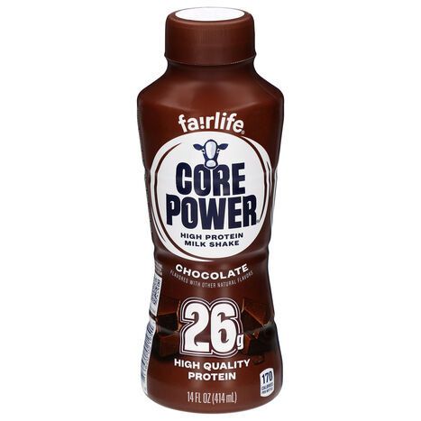 Core Power Milk Shake, High Protein, Chocolate - 14 Ounces