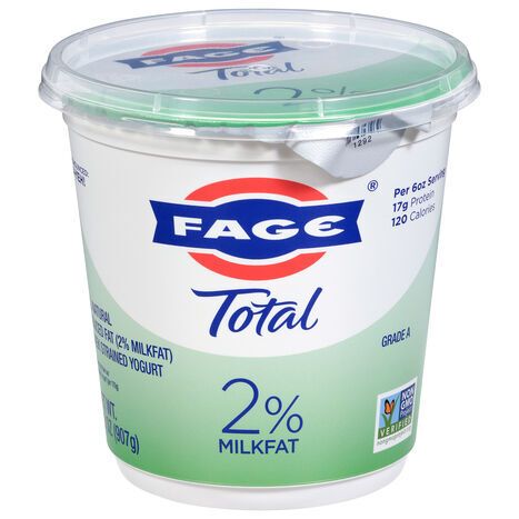 Fage Reduced Fat Strained Greek Yogurt - 32 Ounces