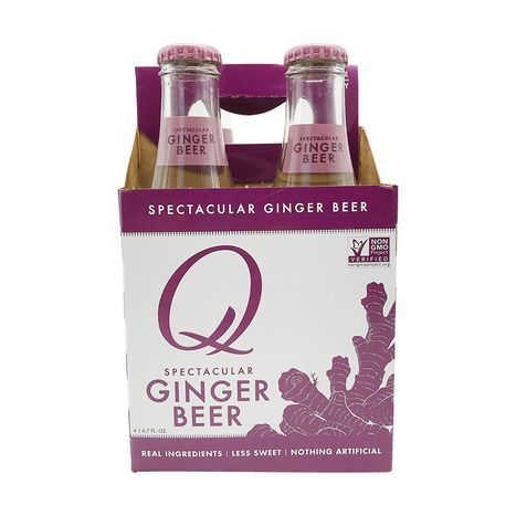 Q Spectacular Ginger Beer - 4 Pack (7.5 Ounces Each)