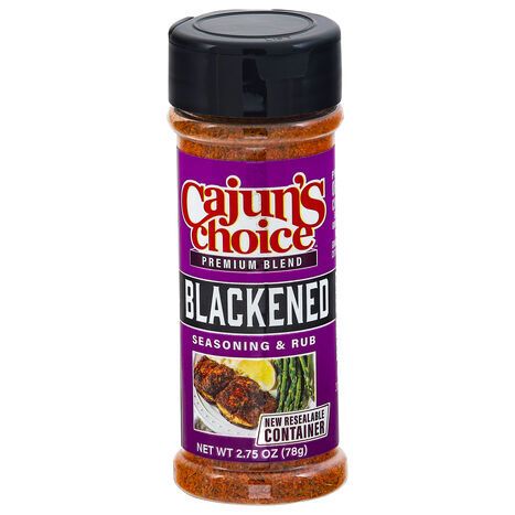 Cajun's Choice Blackened Seasoning & Rub - 2.75 Ounces