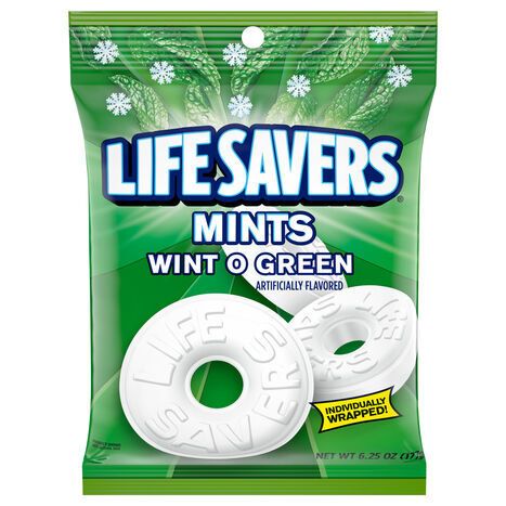 Life Savers Wint O Green Mints - 6.25 Ounces