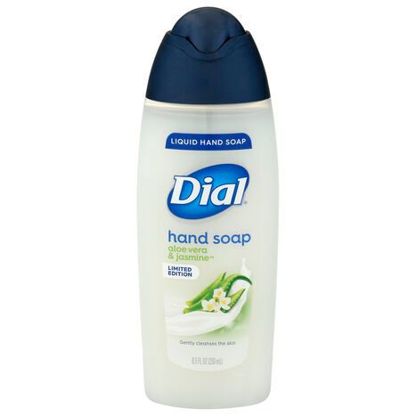 Dial Hand Soap, Liquid, Aloe Vera & Jasmine - 8.5 Fluid Ounces