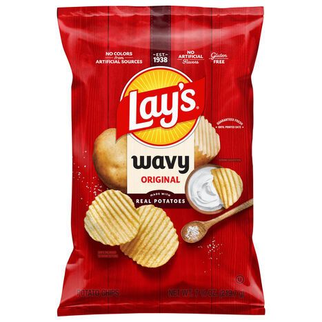 Lay's Wavy Original Potato Chips - 7.75 Ounces