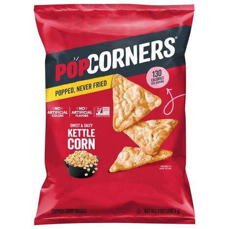 PopCorners Kettle Corn Sweet & Salty Popped-Corn Snacks - 7 Ounces