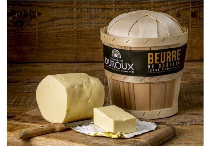 Duroux Salted French Butter aka Beurre de Baratte - llb