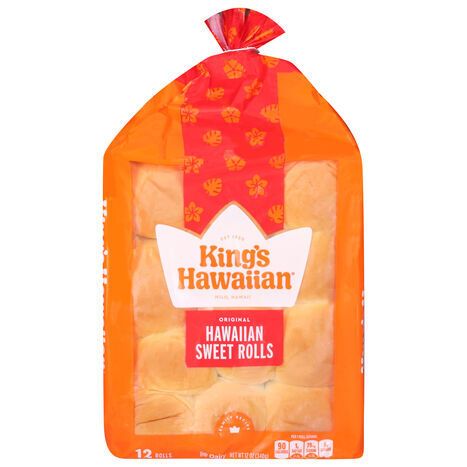 King's Hawaiian Original Hawaiian Sweet Rolls - 12 Rolls