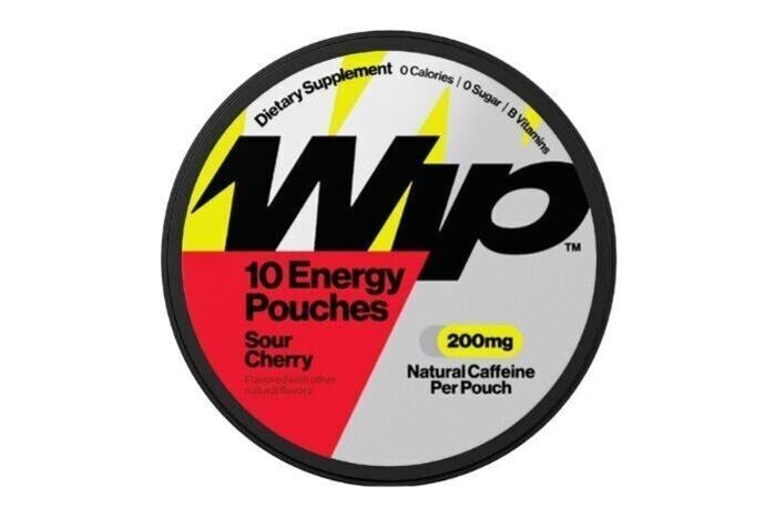 Wip Energy Pouches - Sour Cherry - 200mg Natural Caffiene Per Pouch (10 Each)