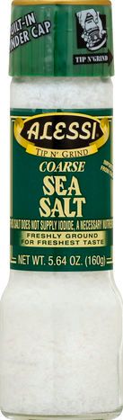 Alessi Sea Salt, Coarse - 5.64 Ounces