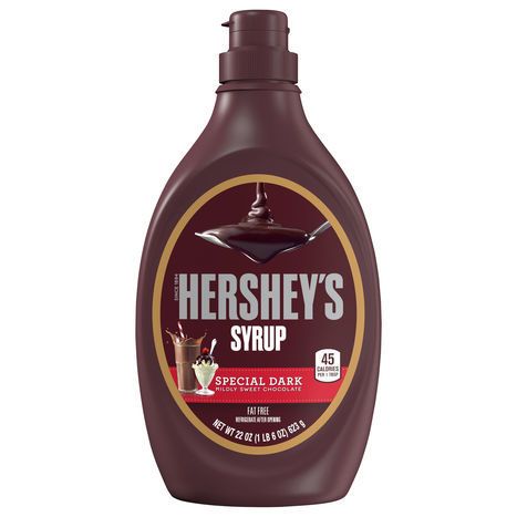 Hershey's Syrup, Fat Free, Mildly Sweet Chocolate, Special Dark - 22 Ounces