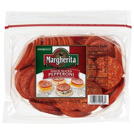Margherita Pepperoni, Thick Sliced - 16 Ounces