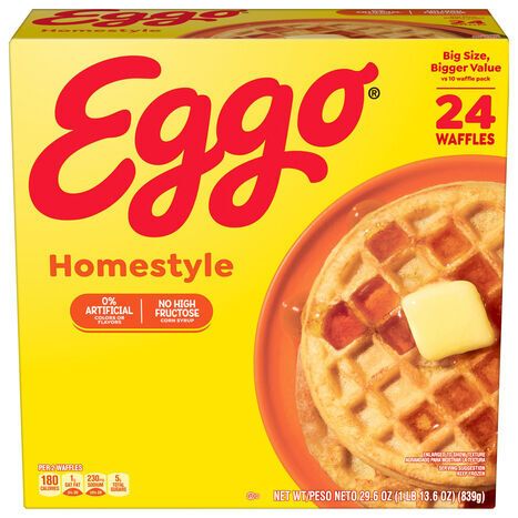 Eggo Homestyle Waffles - 24 Waffles