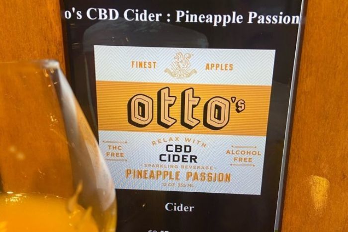 Ottos Pineapple Passion CBD Cider - 12 ounces