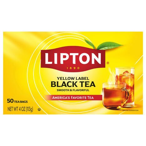 Lipton Yellow Label Black Tea - 50 Tea Bags