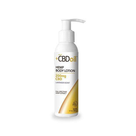 Plus CBD Oil Hemp Body Lavender Lotion - 200 Grams