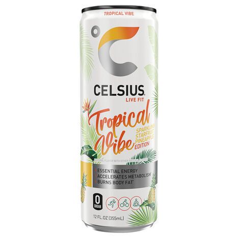 Celsius Tropical Vibe Energy Drink - 12 Fluid Ounces