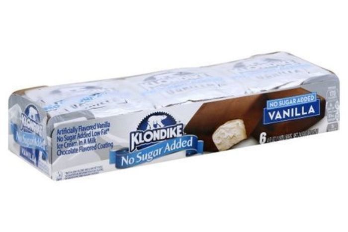 Klondike No Sugar Added Ice Cream Bars, Vanilla - 24 Ounces