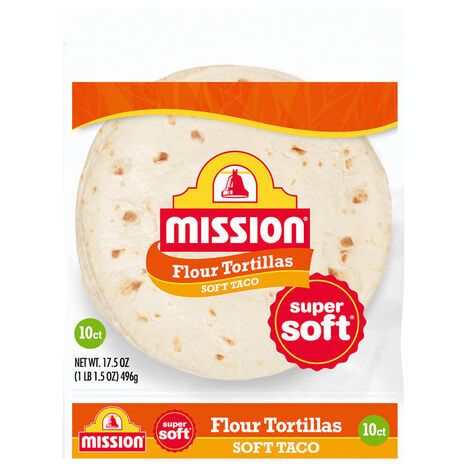 Mission Soft Taco Flour Tortillas - 10 Count