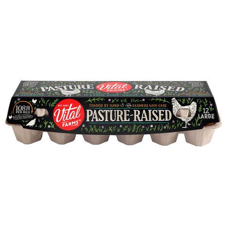 Vital Farms Pasture-Raised Large Grade A Eggs, 12 count - 12 Eggs