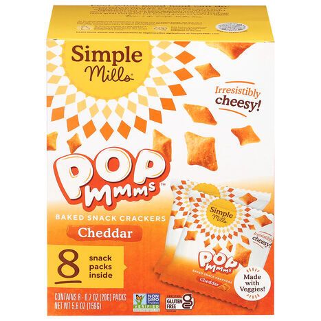 Buy Simple Mills Snack Crackers, Cheddar, Bak... Online | Mercato