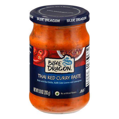 Blue Dragon Curry Paste, Red, Thai - 9.9 Ounces