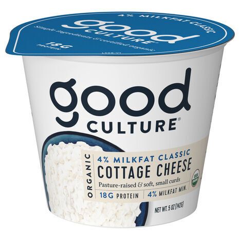 Good Culture Organic 4% Milkfat Classic Cottage Cheese - 5 Ounces