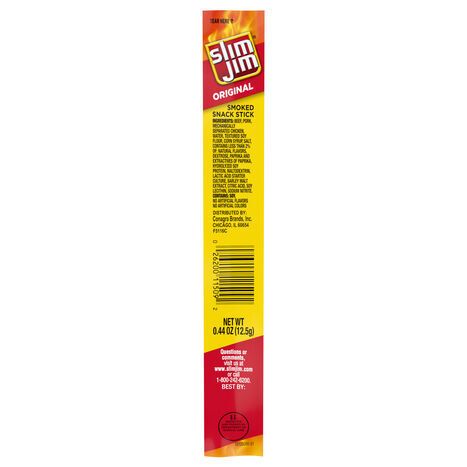 Slim Jim Smoked Original Snack Stick - 0.44 Ounces