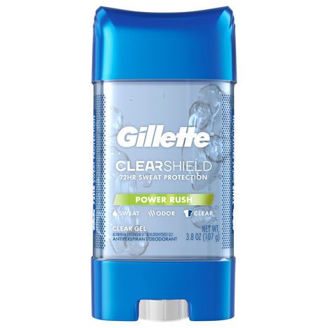 Gillette Clear Gel Power Rush Antiperspirant/Deodorant - 3.8 Ounces