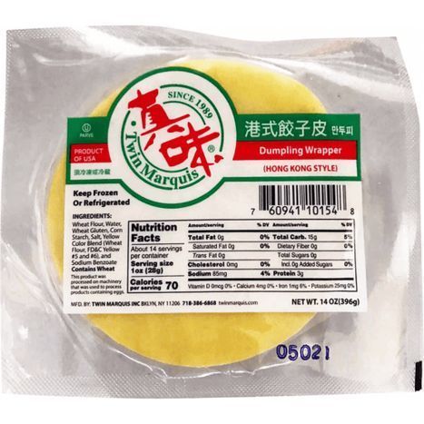 Twin Marquis Hong Kong Style Dumpling Wrapper - 14 Ounces