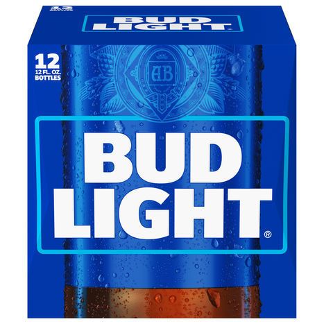 Bud Light Beer - 12 x 12 Fluid Ounce Bottles