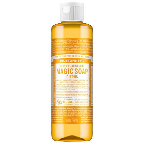 Dr. Bronner's 18-in-1 Pure-Castile Citrus Magic Soap - 8 Fluid Ounces