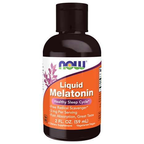 NOW Liquid Melatonin - 2 Fluid Ounces